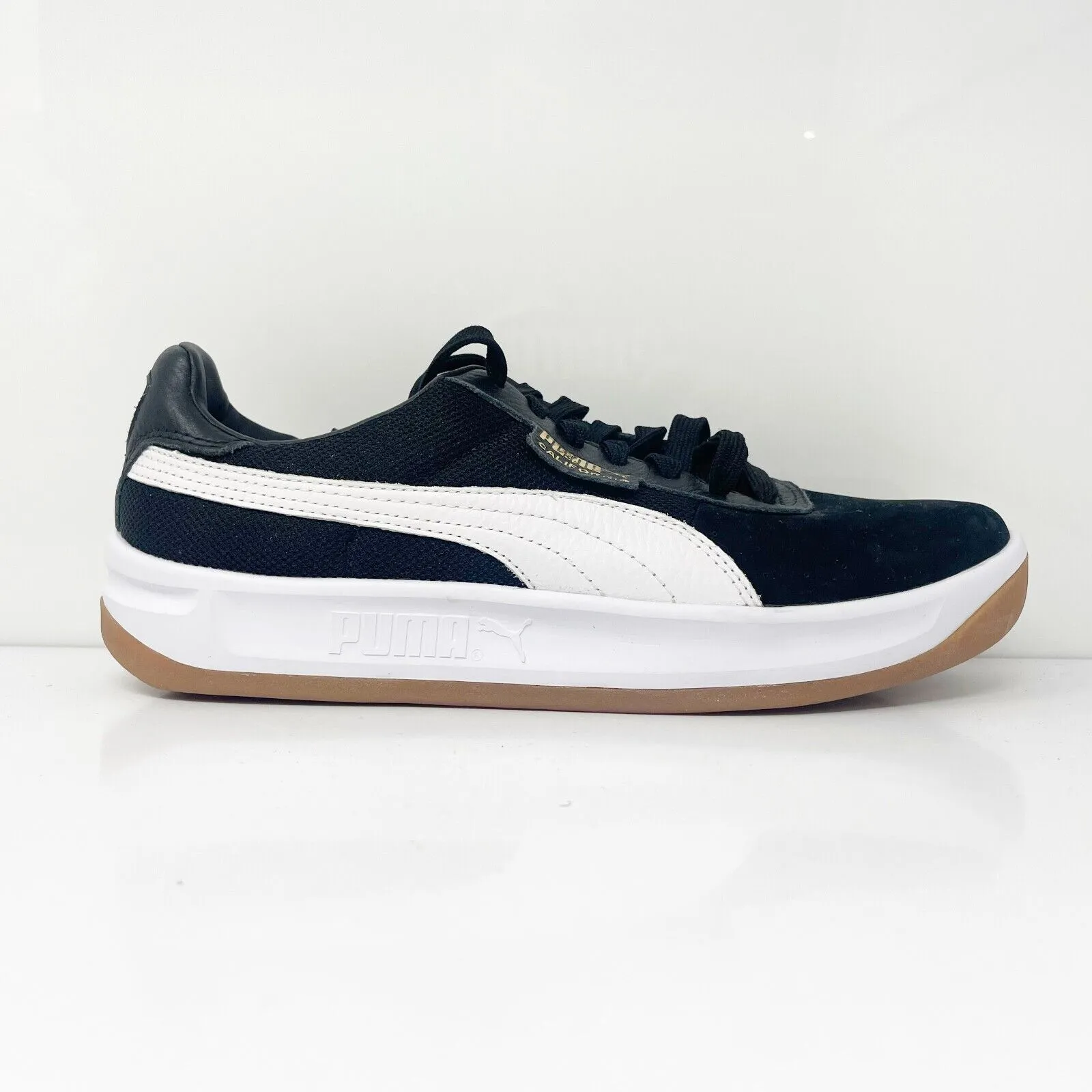 Puma Mens California 366608 06 Black Casual Shoes Sneakers Size 9.5