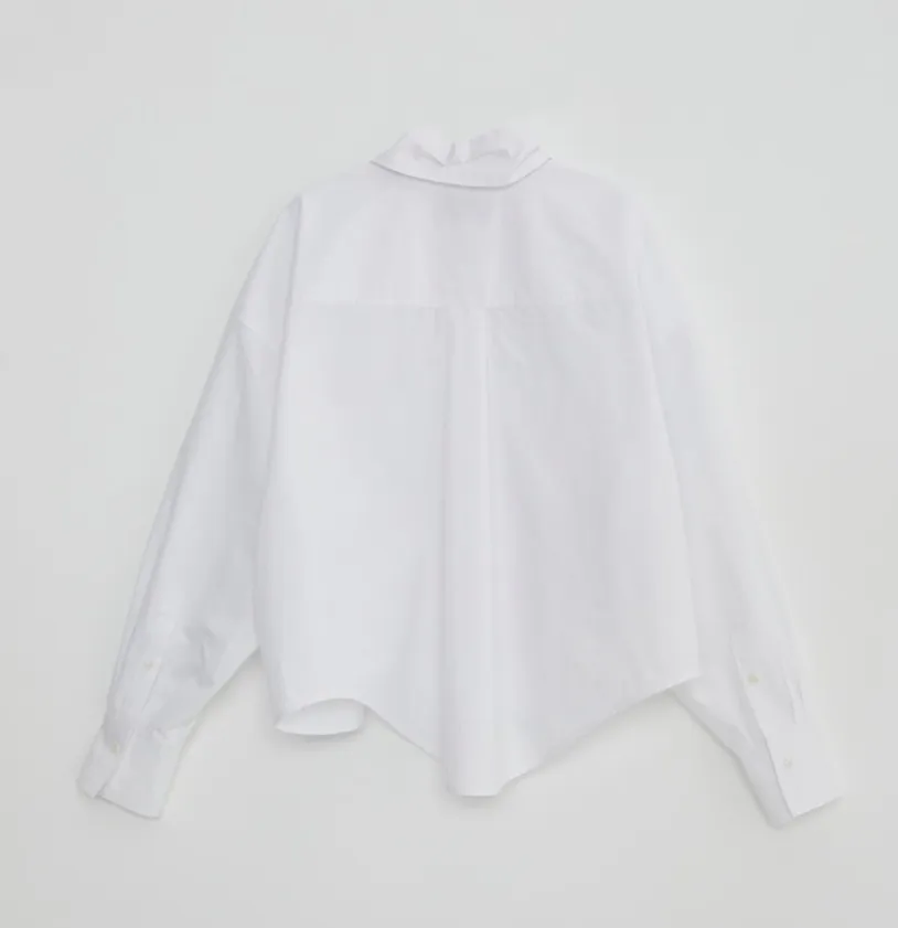 RECTO  |Street Style Cotton Office Style Logo Shirts & Blouses