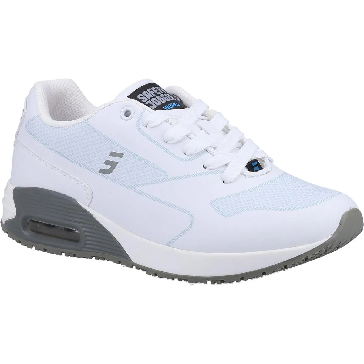 Safety Jogger Ela O1 Occupational Footwear Light Grey