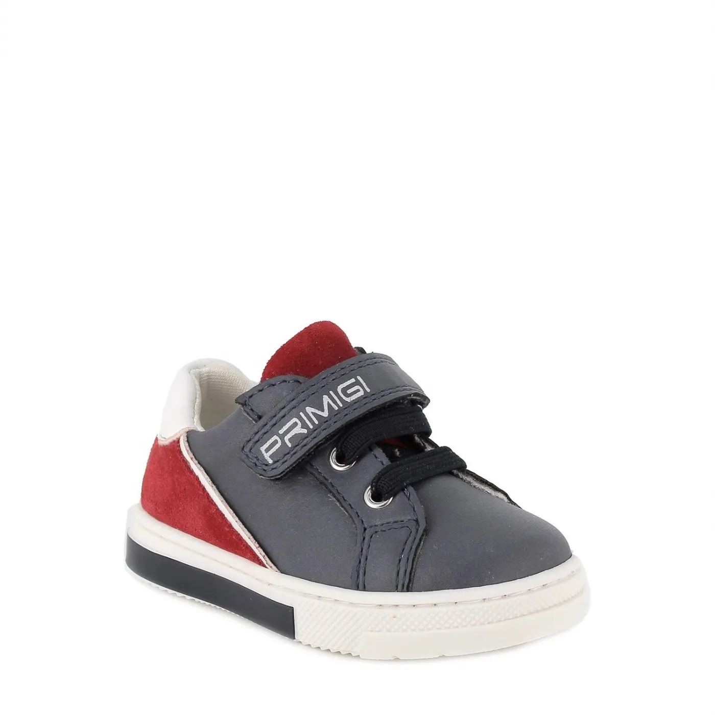 SCARPA PRIMI PASSI PRIMIGI BAMBINO BLU-ROSSO 3904833 TG:20>24