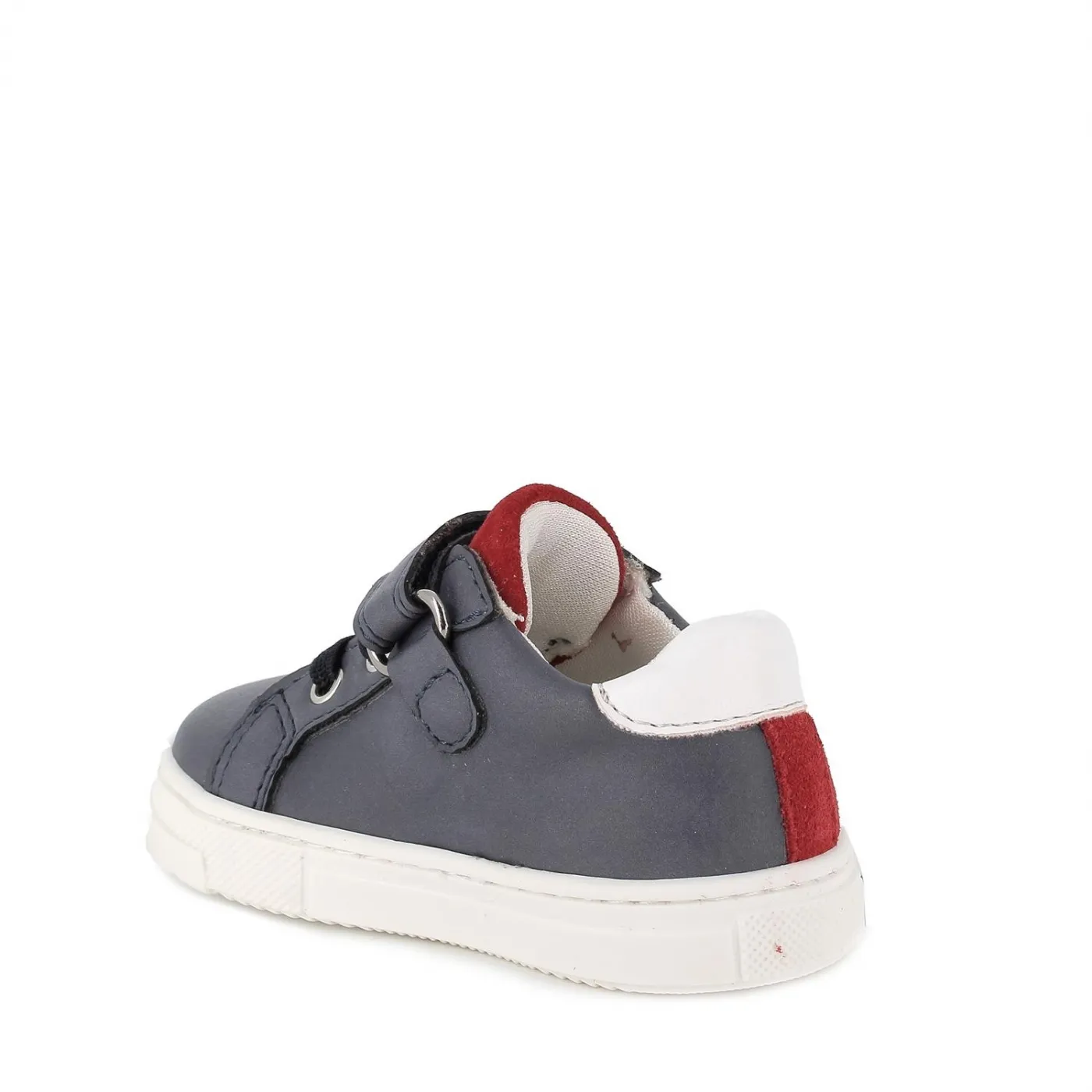 SCARPA PRIMI PASSI PRIMIGI BAMBINO BLU-ROSSO 3904833 TG:20>24