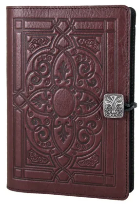 Small Leather Journal - Florentine in Wine