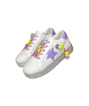 Star Girl Rainbow Beaded Sneaker