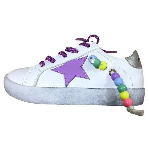 Star Girl Rainbow Beaded Sneaker