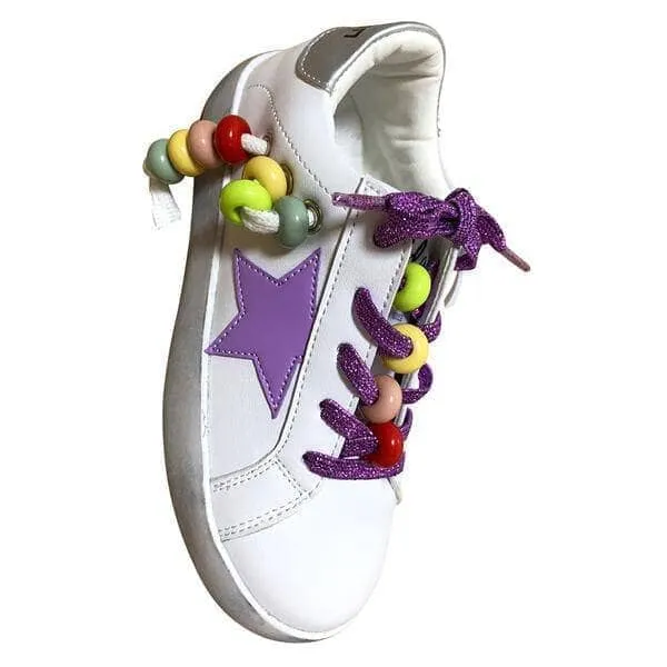 Star Girl Rainbow Beaded Sneaker