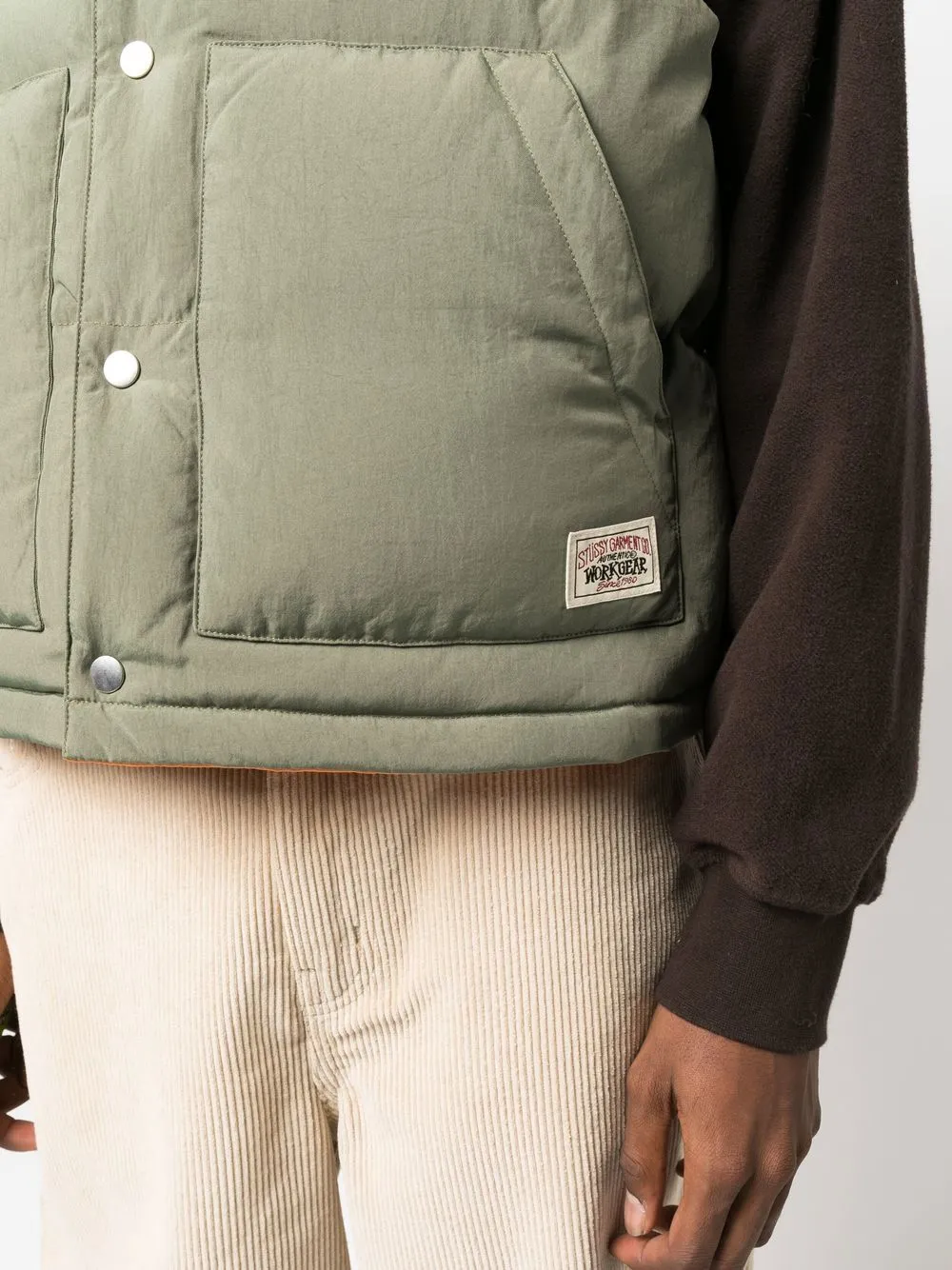 STUSSY - Men Reverse Down Workgear Vest