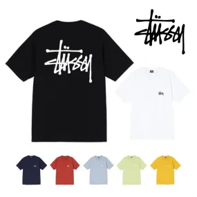 STUSSY  |Unisex Street Style Cotton Logo Skater Style T-Shirts