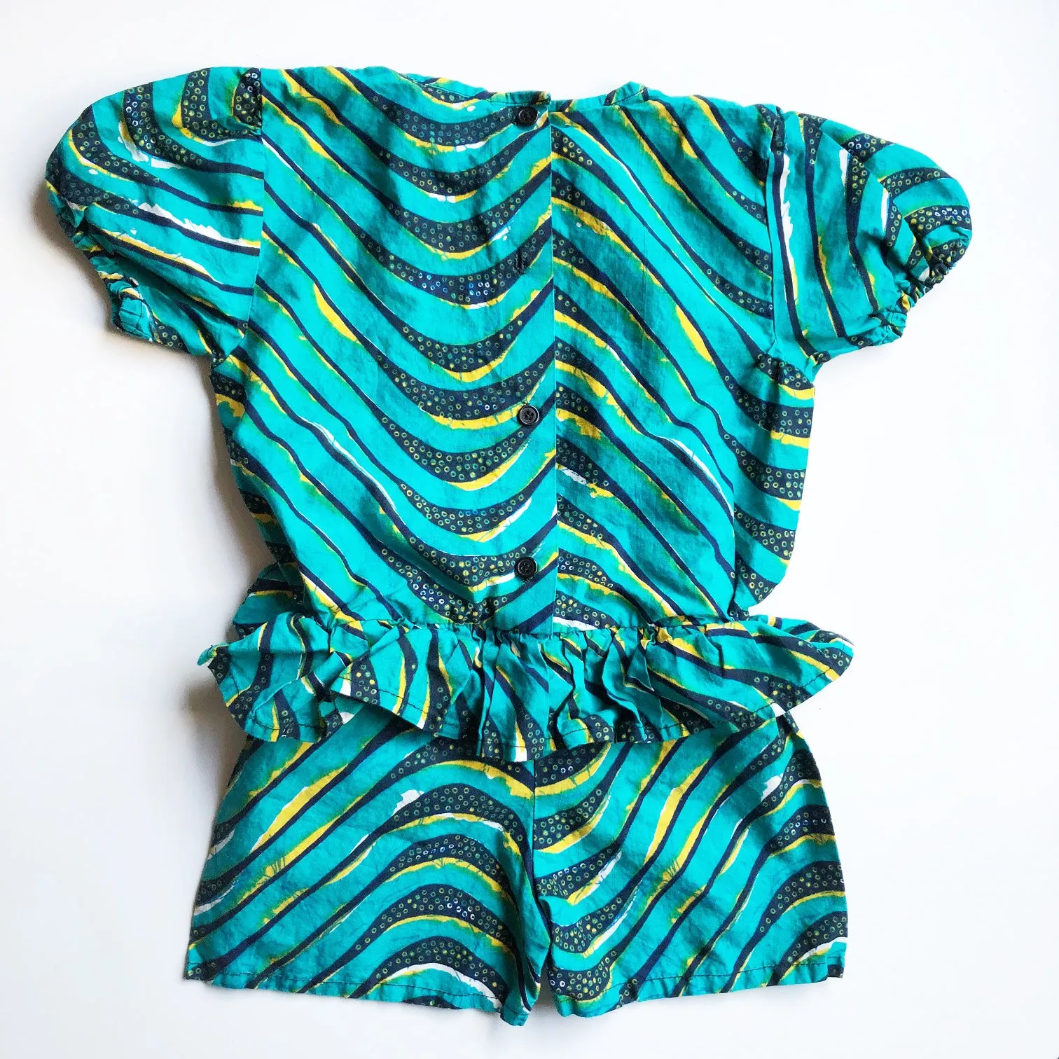 Super Cute Vintage Print Romper size 4-5