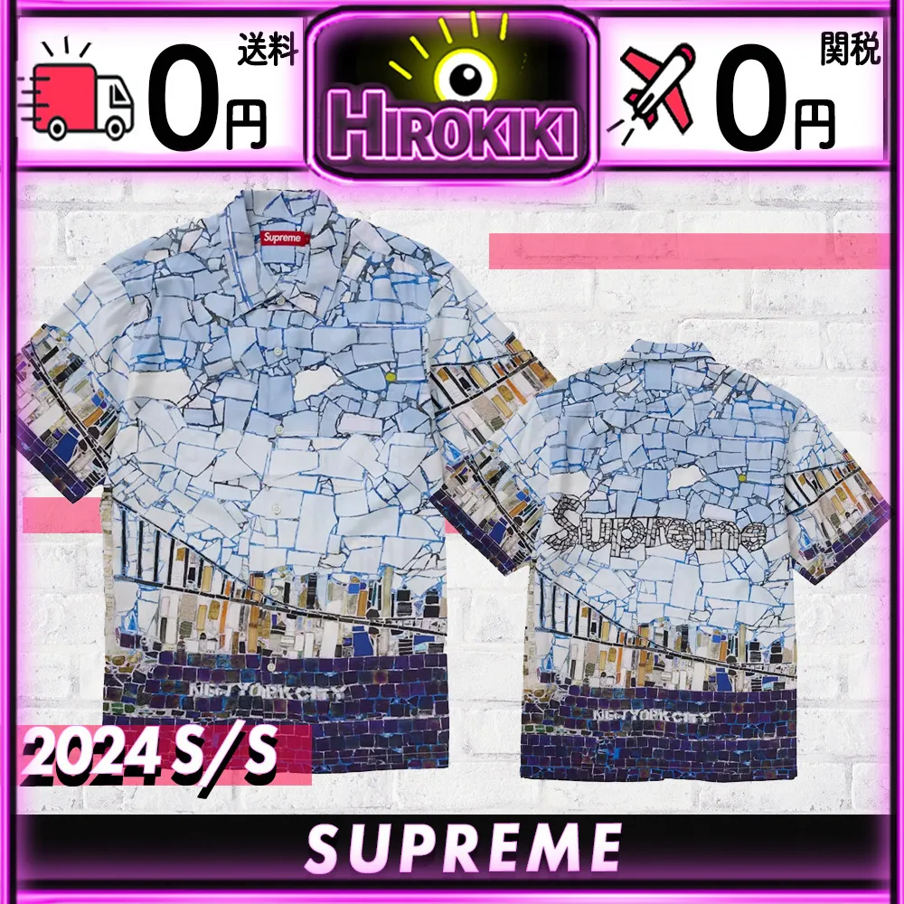 Supreme  |Unisex Street Style Collaboration Logo Shirts