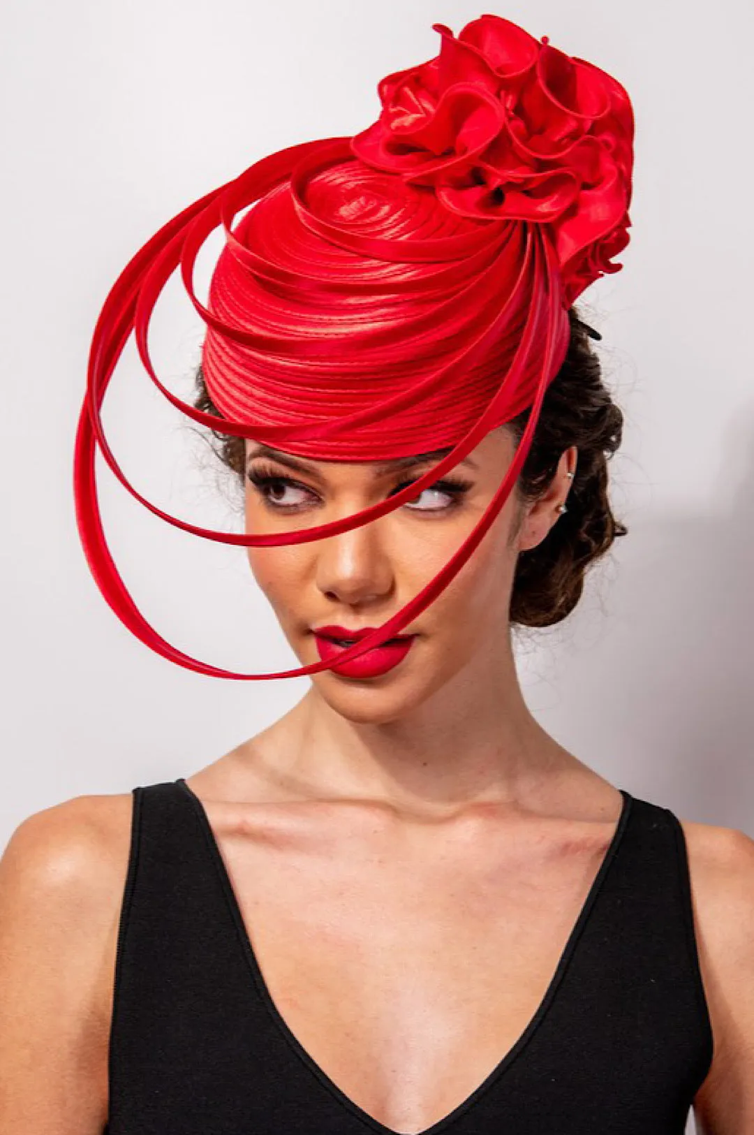 Swirl Pill Box Fascinator Style Hat