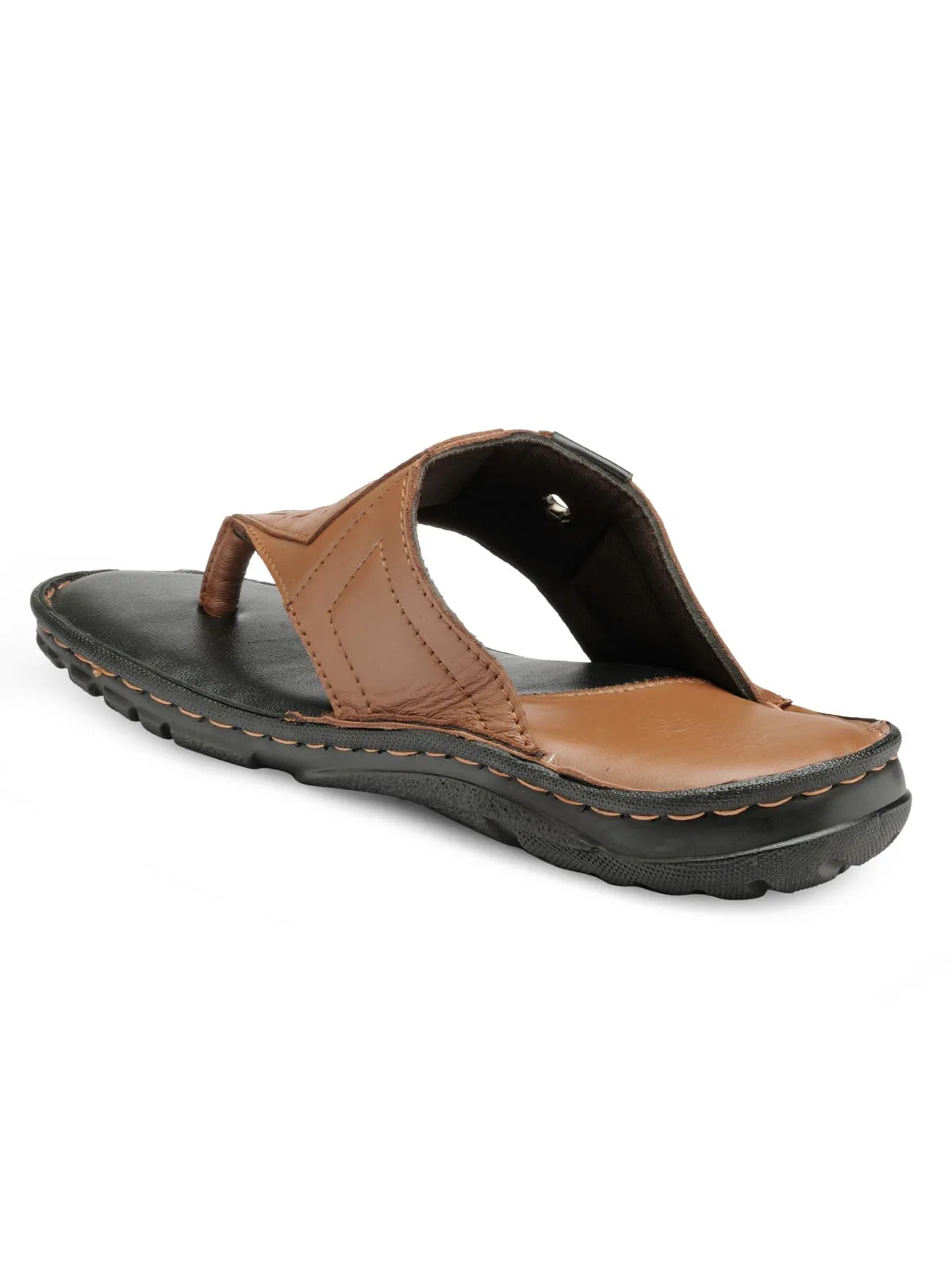 Teakwood Men's Leather Outdoor Slippers & Sandals Footwear