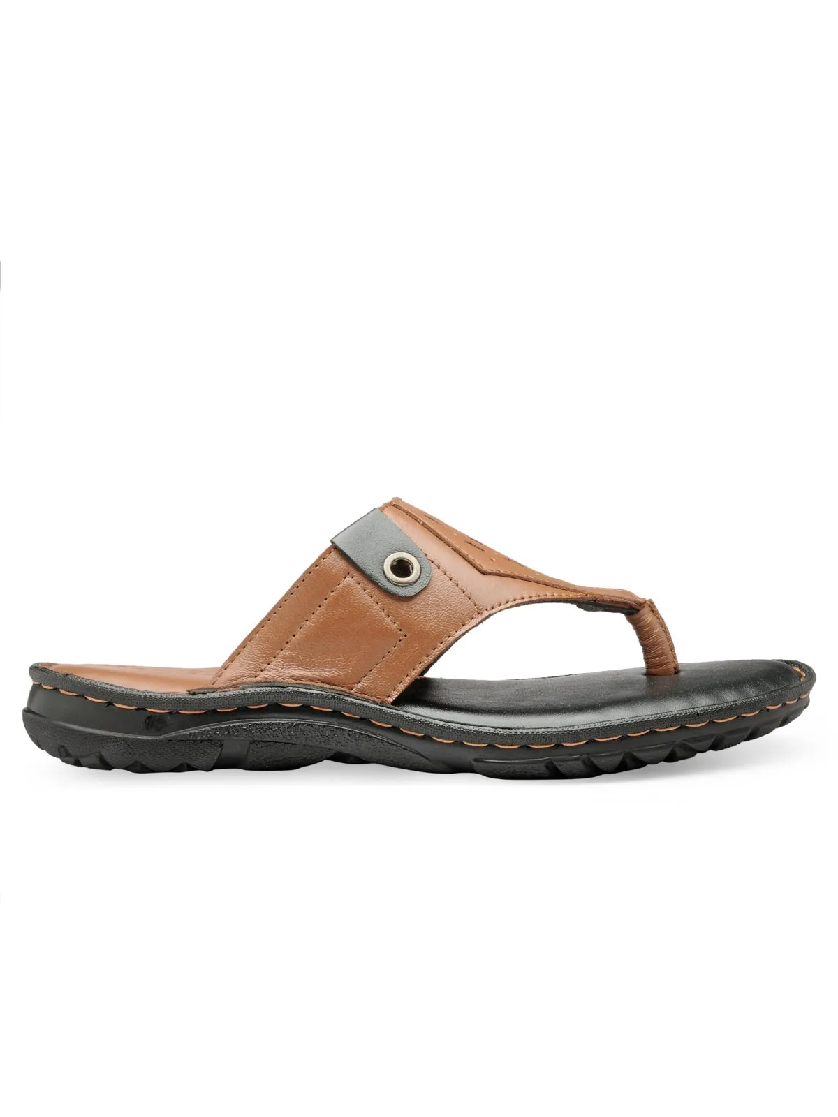 Teakwood Men's Leather Outdoor Slippers & Sandals Footwear