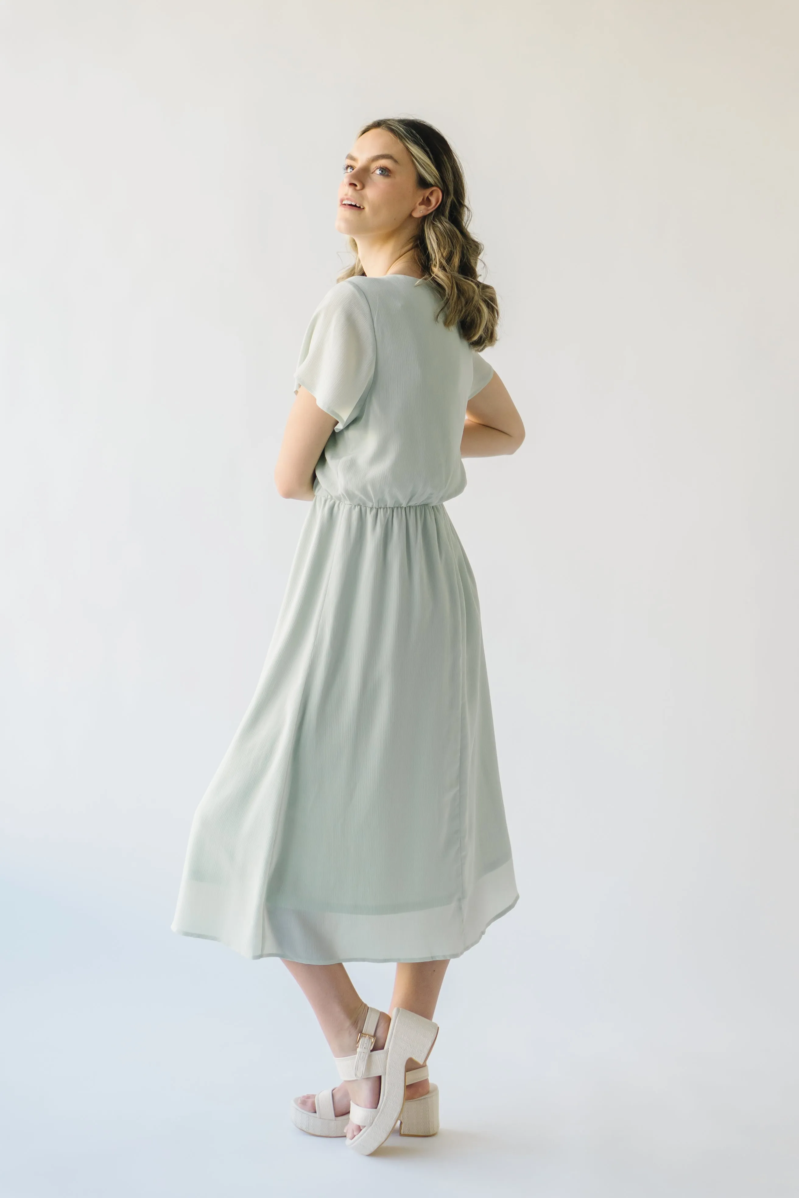 The Derby Dress in Sage