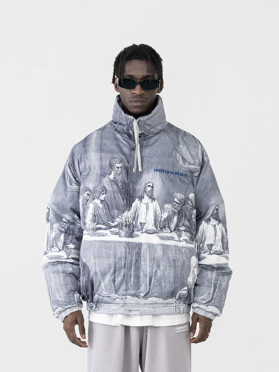 The Last Supper Down Full Print Jacket