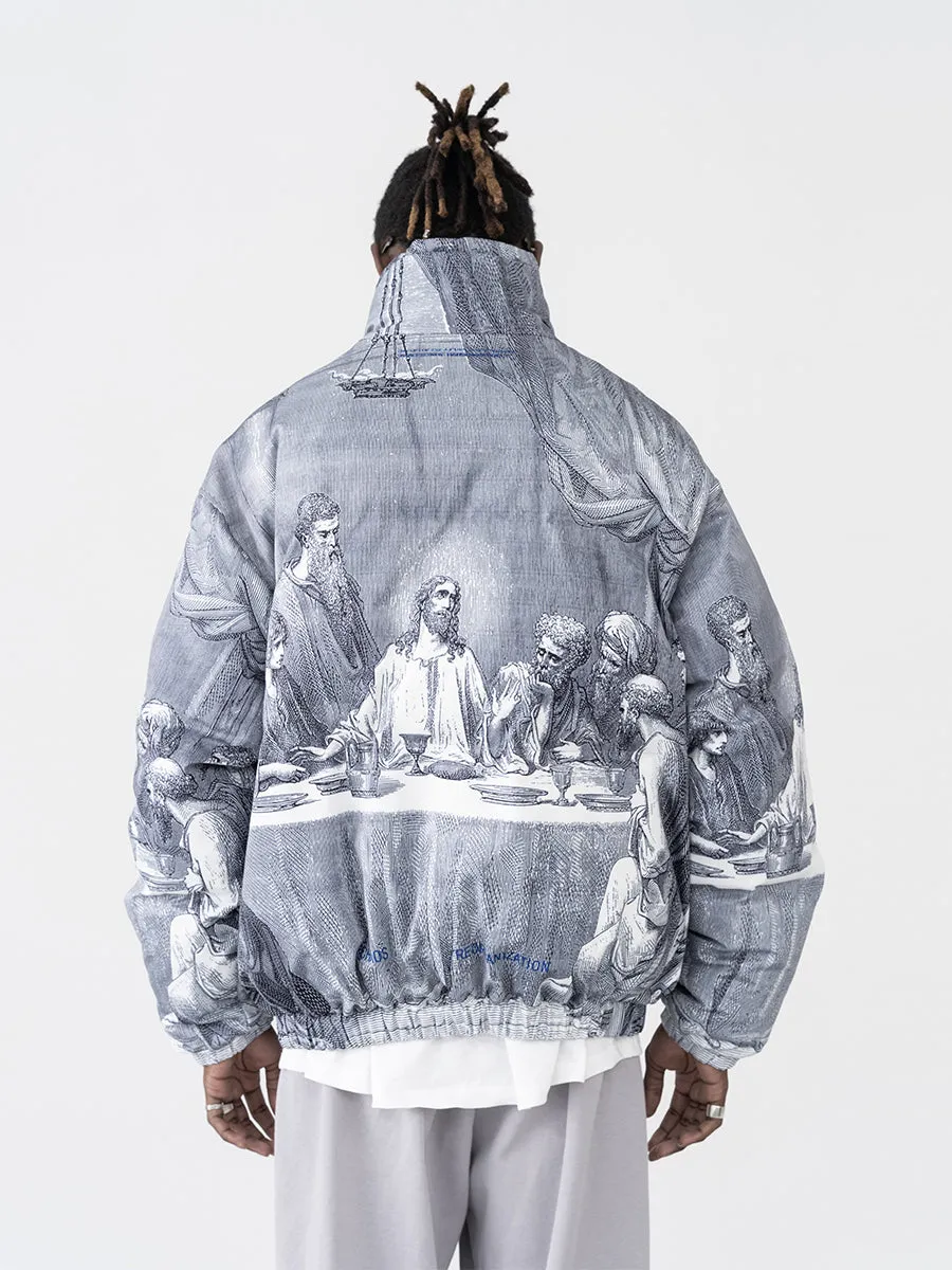 The Last Supper Down Full Print Jacket