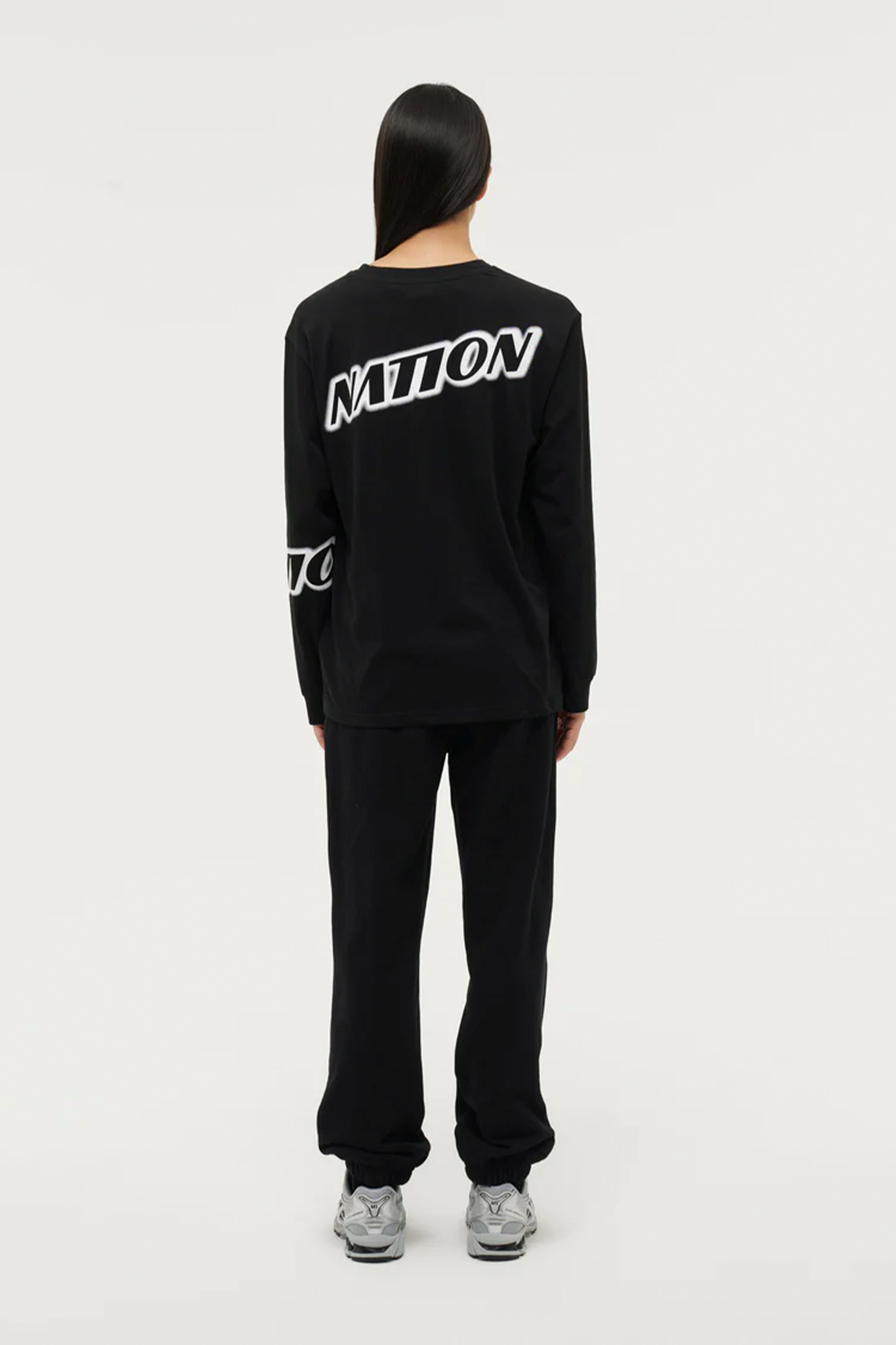 Tie Break LS Tee | Black