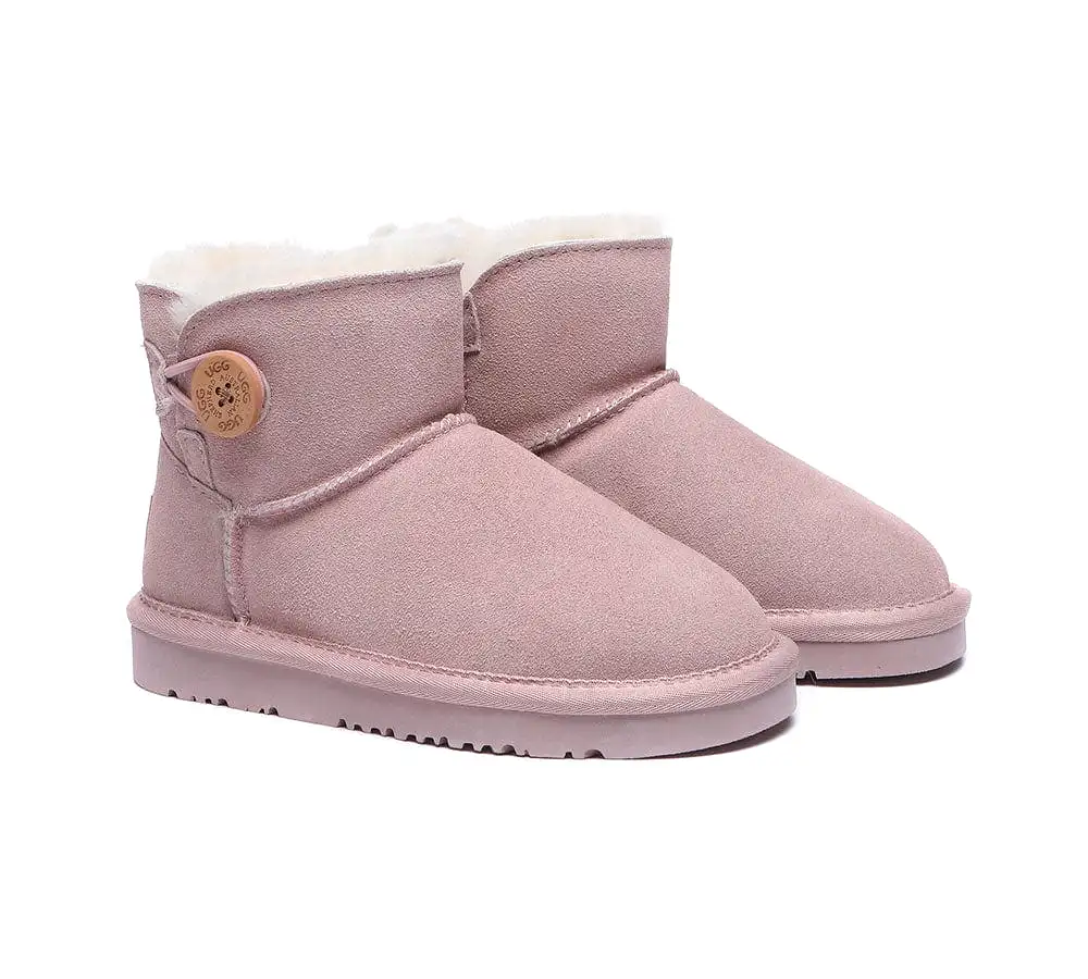 UGG Australian Shepherd Ugg Boots Nolan Kids Mini Button