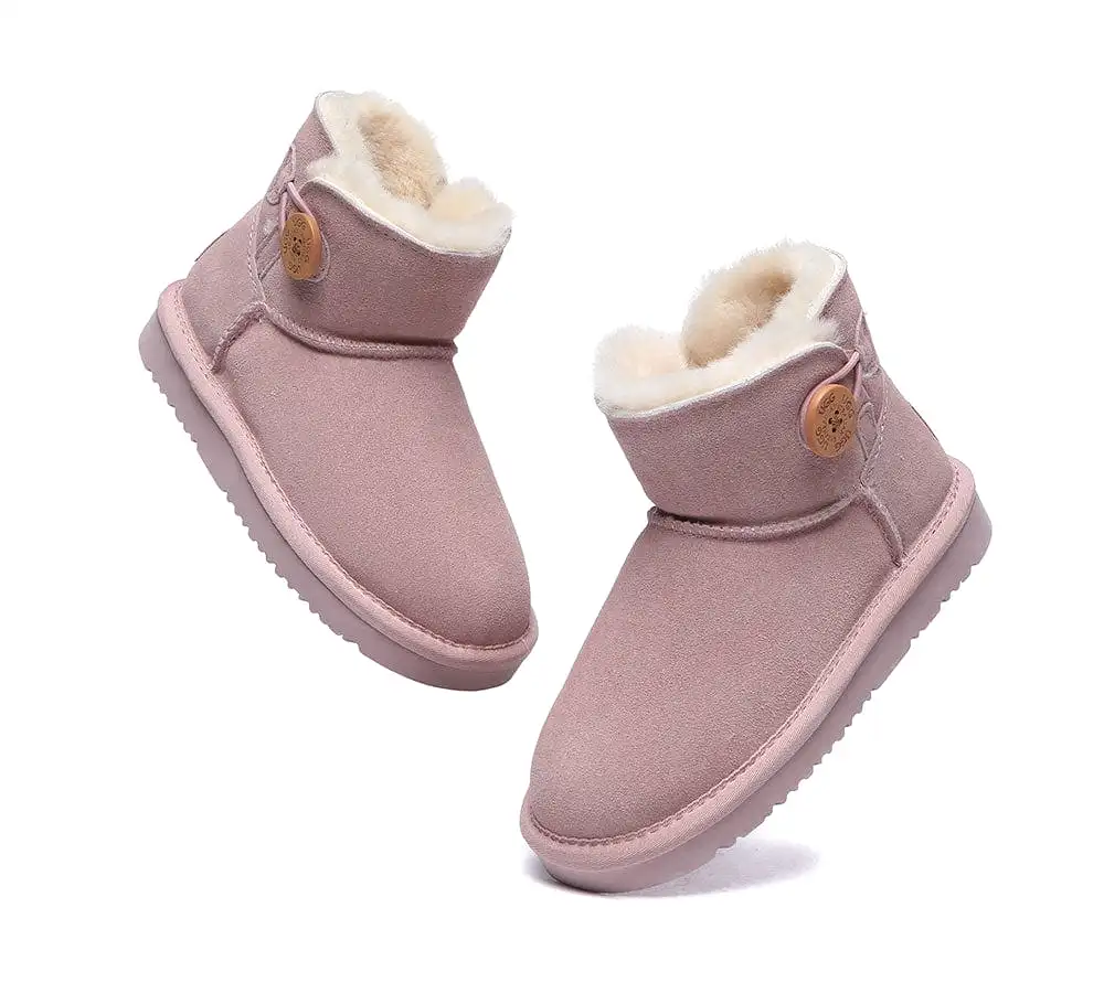 UGG Australian Shepherd Ugg Boots Nolan Kids Mini Button