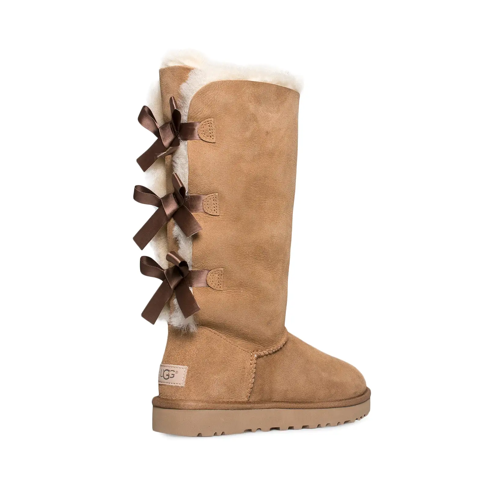 UGG Bailey Bow Tall II Chestnut Boots - Youth