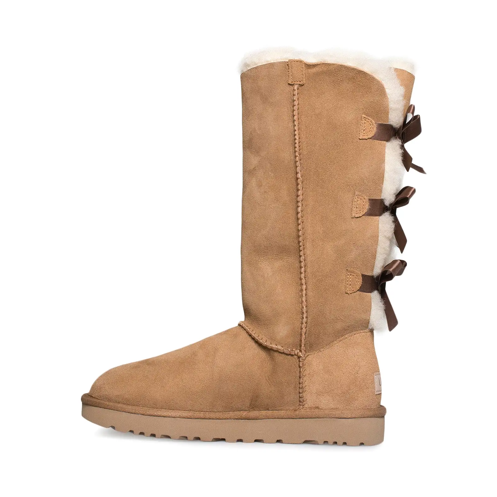 UGG Bailey Bow Tall II Chestnut Boots - Youth