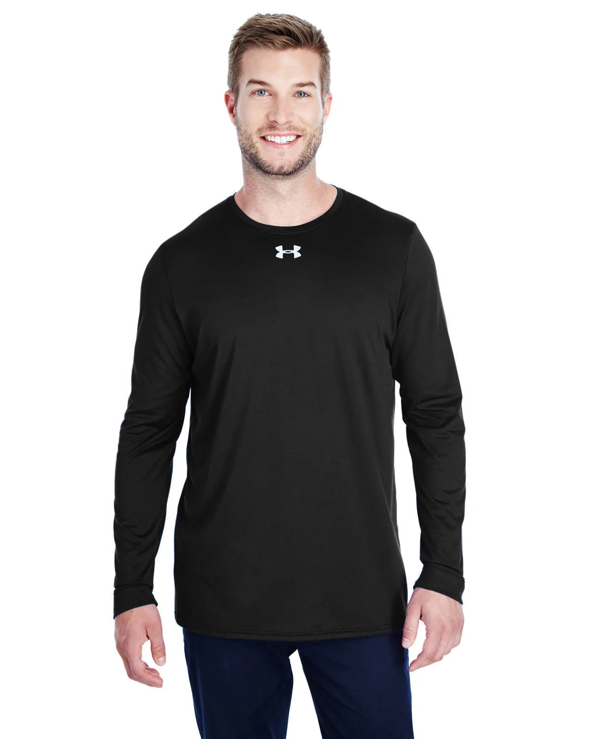 Under Armour Long Sleeve Branded Locker Tees, Black