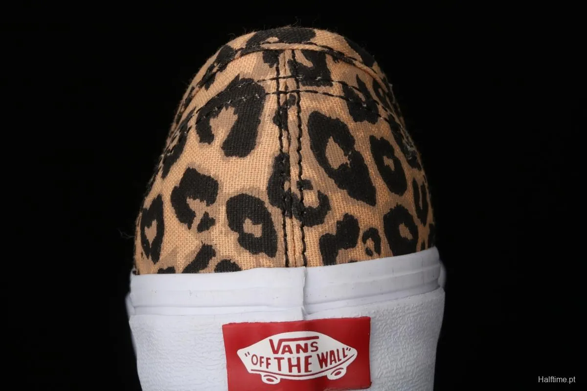 Vans Authentic 2021SS official website limited leopard print low-top casual board shoes VN0AODUNQQ