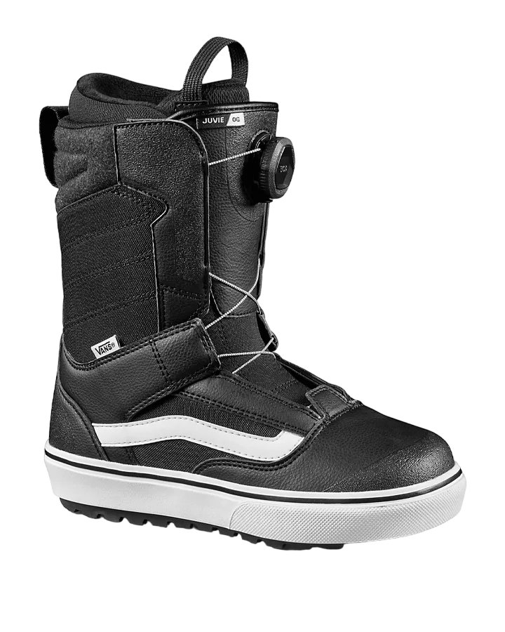 Vans Juvie Og Snowboard Boots Black/White 2023 | Snowboard Boots Kids | Trojan Wake Ski Snow