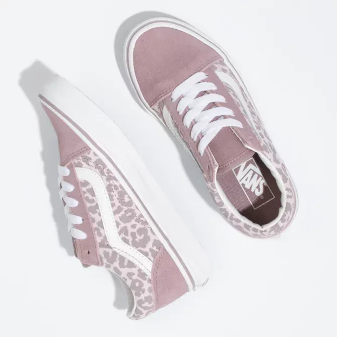 Vans Old Skool Kids Skate Shoes - Orchid Ice/ Purple Dove