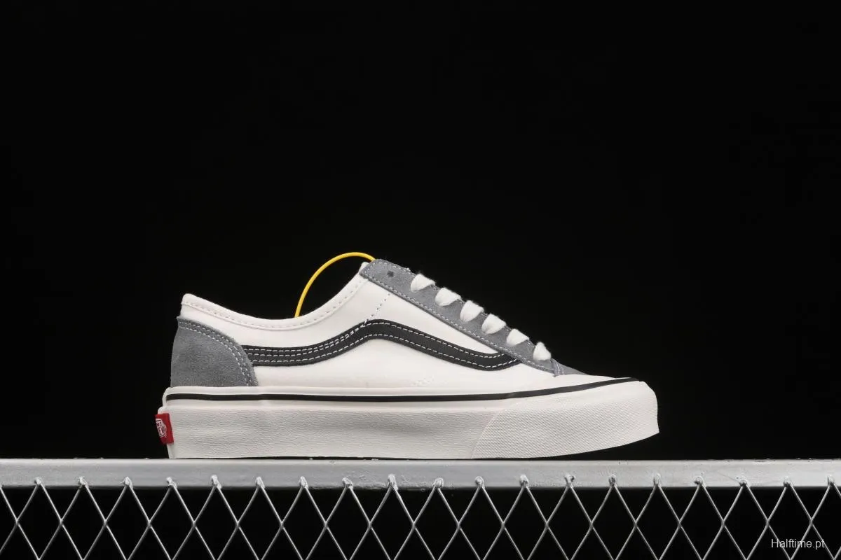 Vans Style 36 million half-moon head gray Oreo low-top canvas board shoes VN0A4BVAK11