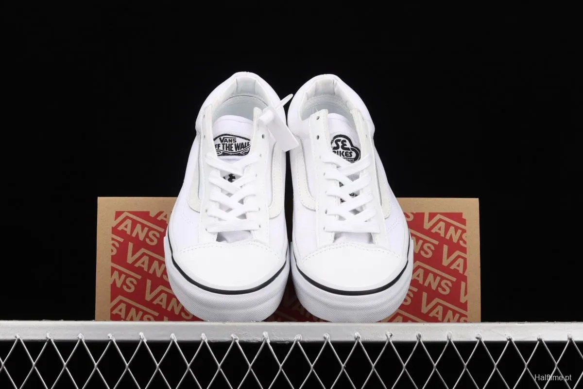 Vans x Se Bilkes Style 36 joint white 3M reflective low-top casual board shoes VN0A54F64YS