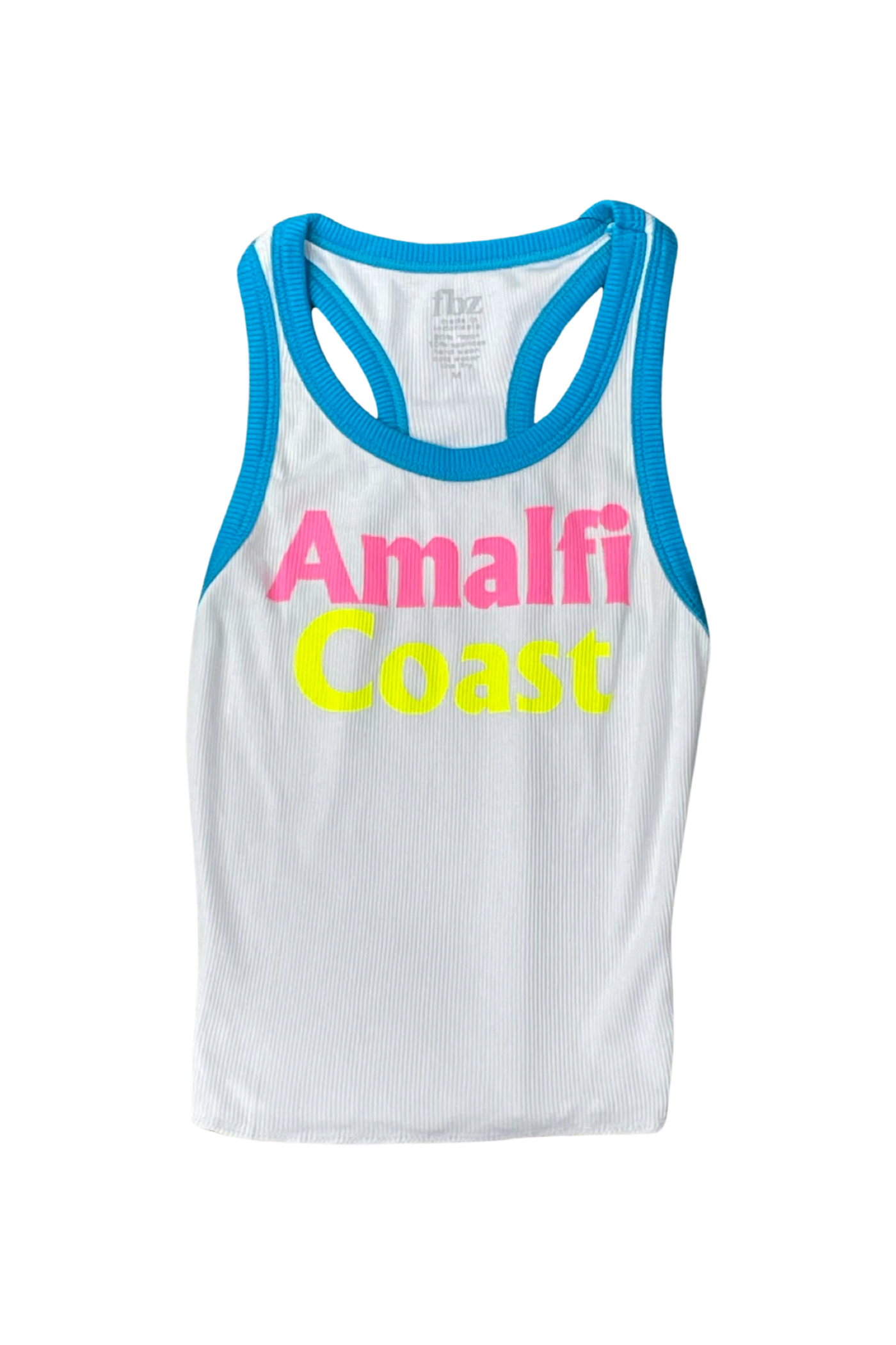 White Amalfi Coast Colorblock Tank