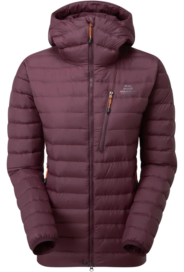 Women's Hooded Down Insulated Coat - Mountain Equipment Earthrise 700 Down Jacket