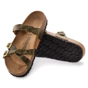 Women's Birkenstock Franca Braid Sandals - Olive Green