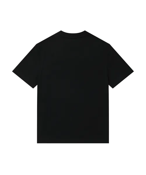 WOOALONG  |Crew Neck Unisex Street Style Plain Cotton Short Sleeves