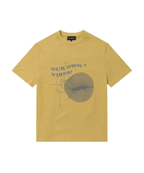 WOOALONG  |Crew Neck Unisex Street Style Plain Cotton Short Sleeves