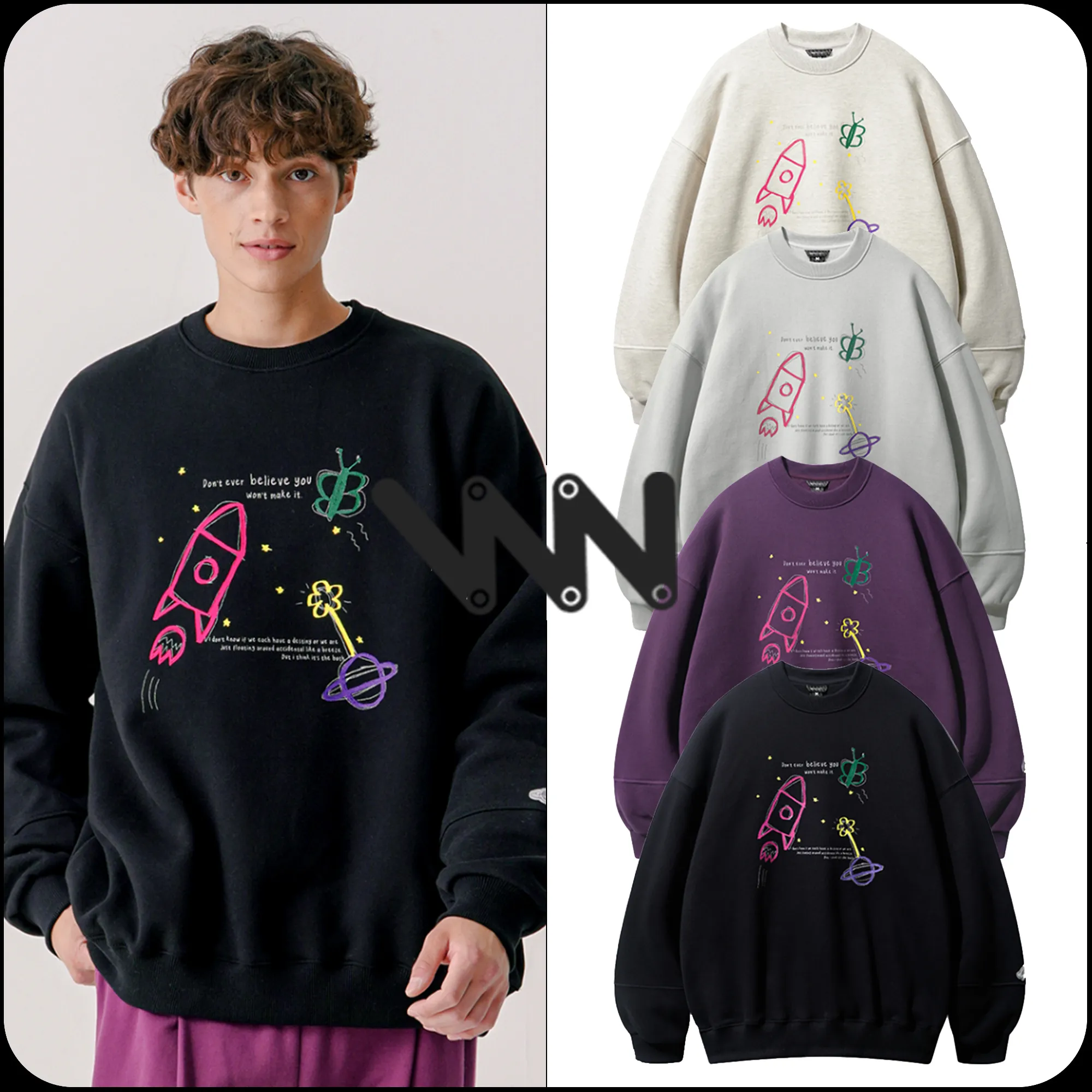 WV PROJECT  |[WV PROJECT]★DIARY SWEATSHIRT