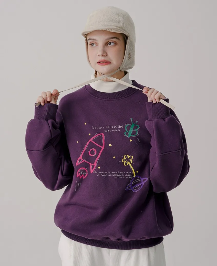 WV PROJECT  |[WV PROJECT]★DIARY SWEATSHIRT