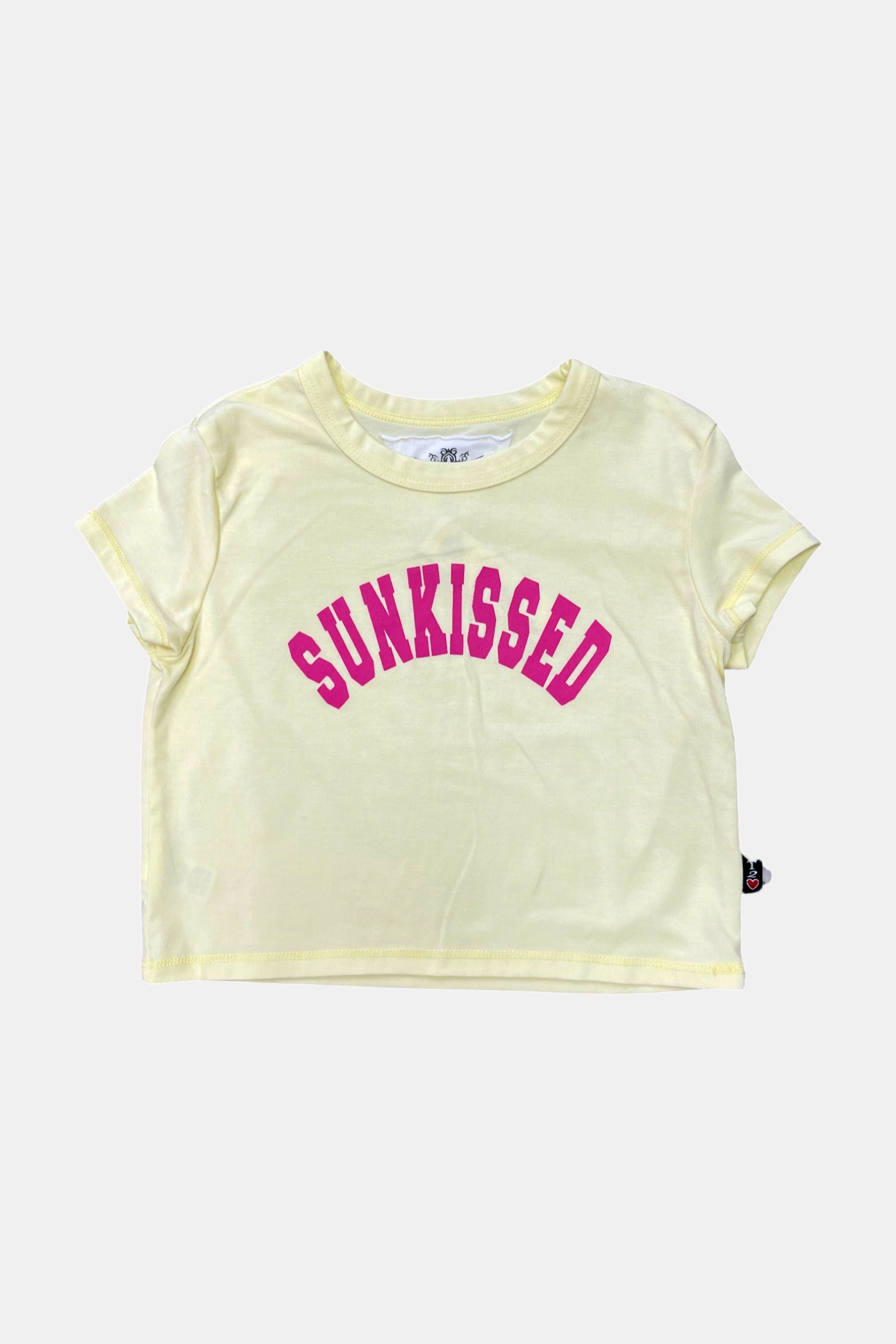 Yellow Sunkissed Boxy Tee