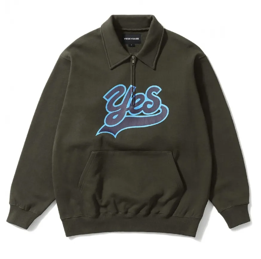 YESEYESEE  |[YESEYESEE] ★Tale Logo Half-zip