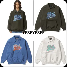 YESEYESEE  |[YESEYESEE] ★Tale Logo Half-zip