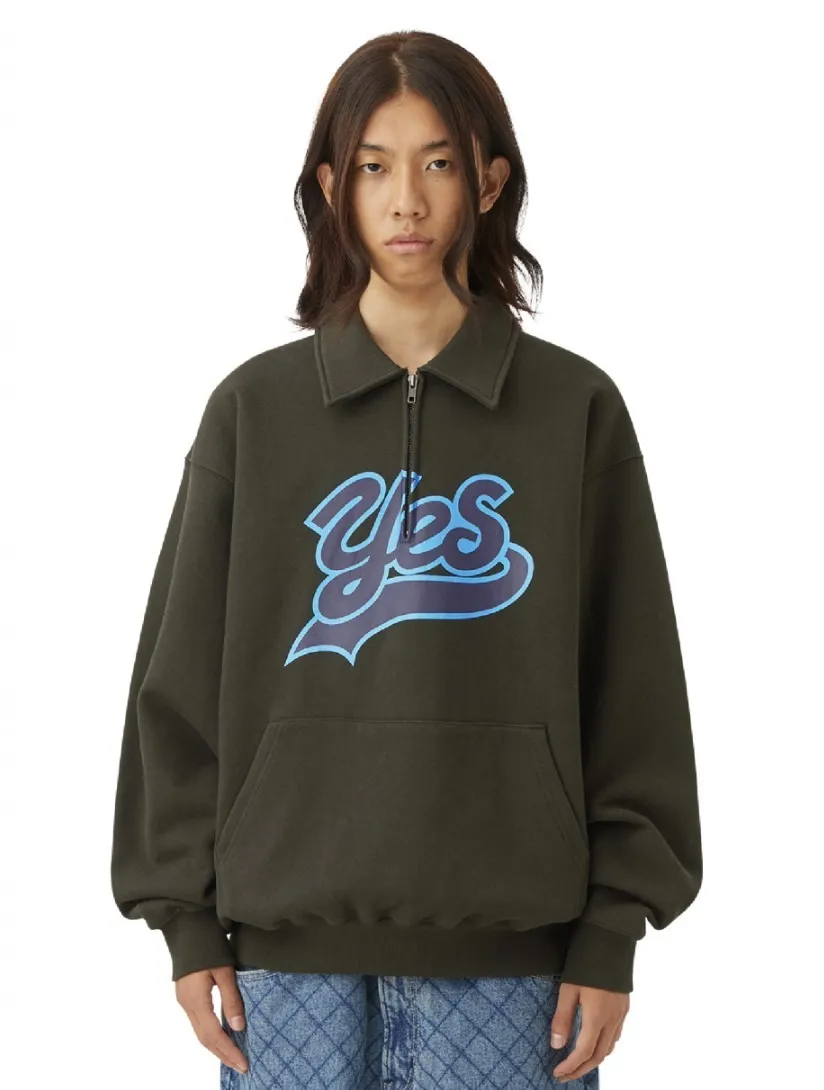 YESEYESEE  |[YESEYESEE] ★Tale Logo Half-zip